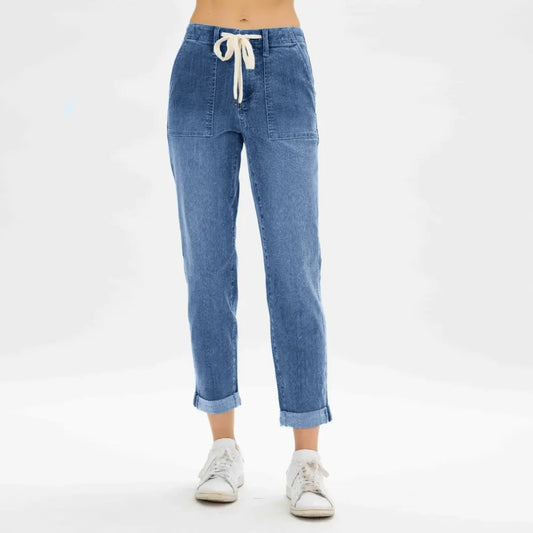 Grete - Pantalon en denim flexible